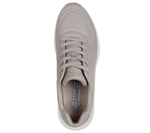 Pantofi sport, dama, SKECHERS BOBS ARCH COMFORT B SWEET-A BIND 117560-TPE gri, piele ecologica